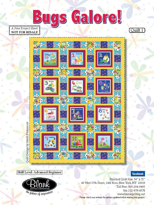 Bugs Galore Quilt #1 Bugs Galore Quilt #1