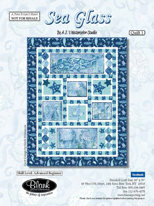 Sea Glass Quilt #1 Sea Glass Quilt #1