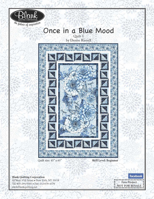 Once In A Blue Mood Quilt 1 The Blank Quilting Corp once in a blue mood quilt 1 the