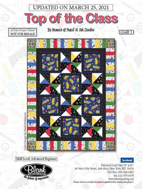 Top of the Class Quilt #1 Top of the Class Quilt #1