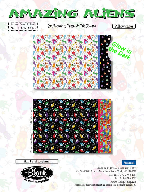 Amazing Aliens! Pillowcases Amazing Aliens! Pillowcases