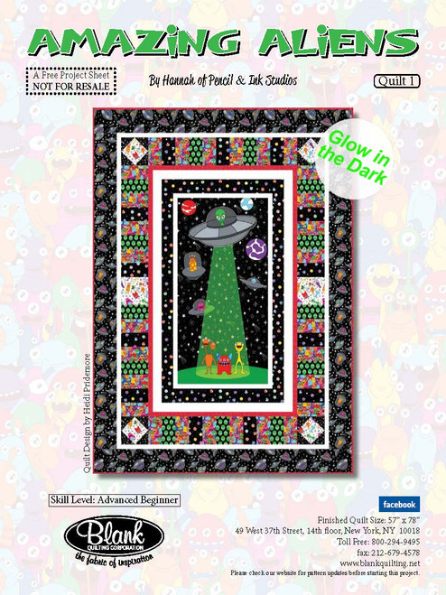 Amazing Aliens! Quilt #1 Amazing Aliens! Quilt #1