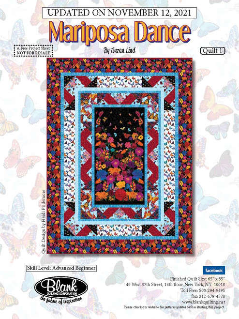 Mariposa Dance Quilt #1 Mariposa Dance Quilt #1
