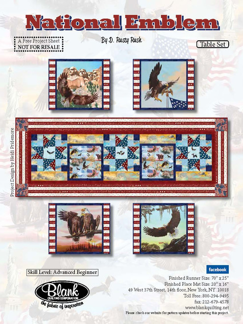 National Emblem Table Set National Emblem Table Set