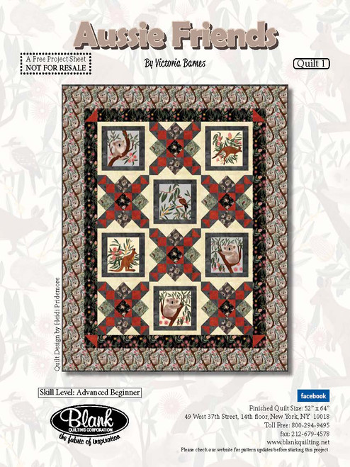 Aussie Friend Quilt #1 Aussie Friend Quilt #1