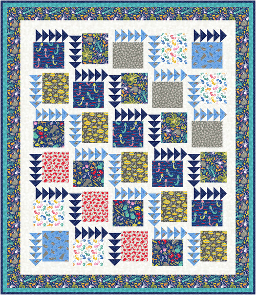 Commotion in the Ocean Quilt #2 Commotion in the Ocean Quilt #2