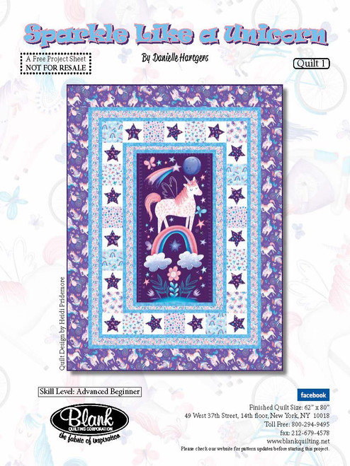 Sparkle Like a Unicorn Quilt #1 Sparkle Like a Unicorn Quilt #1