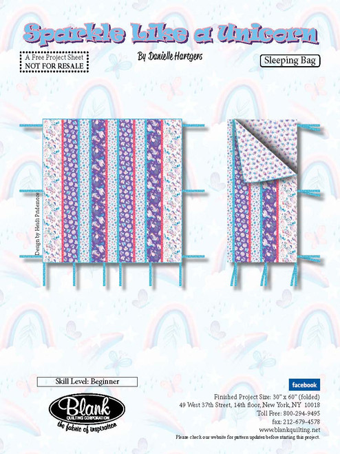 Sparkle Like a Unicorn Sleeping Bag Sparkle Like a Unicorn Sleeping Bag
