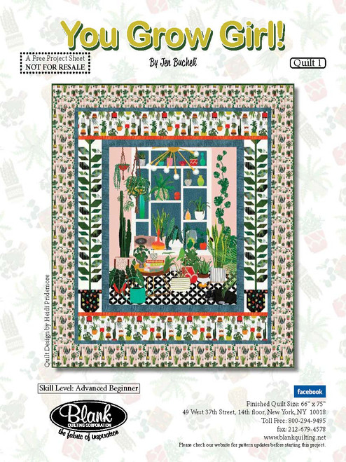 You Grow Girl Quilt #1 You Grow Girl Quilt #1