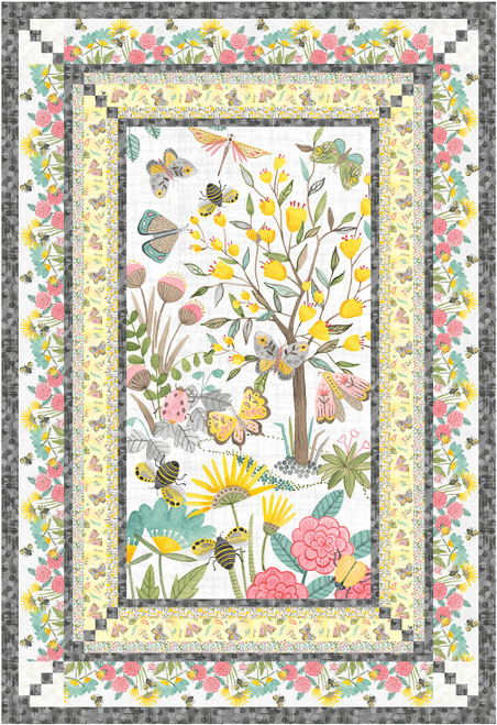 Folk Garden Quilt #1 Folk Garden Quilt #1