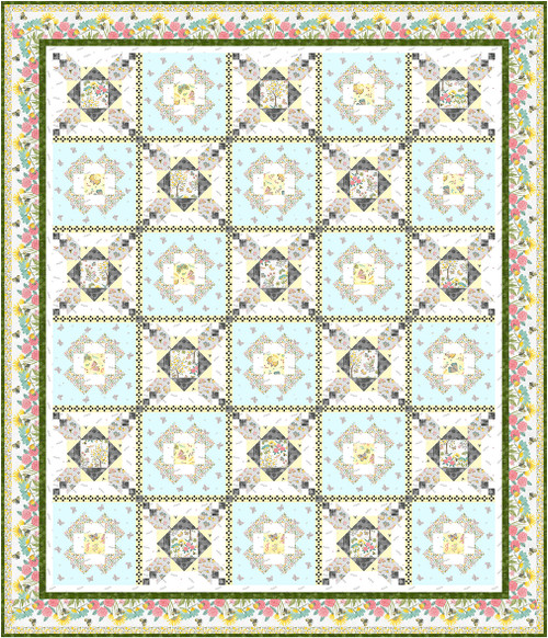 Folk Garden Quilt #2 Folk Garden Quilt #2