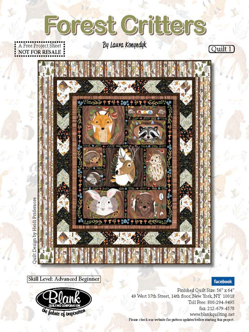 Forest Critters Quilt #1 Forest Critters Quilt #1