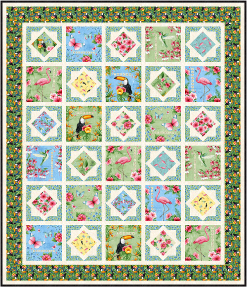 Tropical Vibes Quilt #2 Tropical Vibes Quilt #2