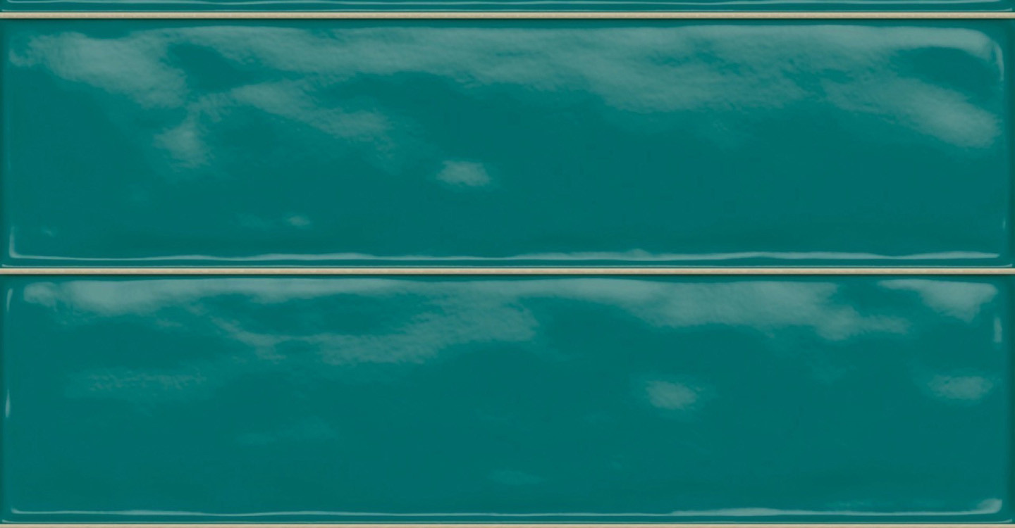 Hugo Rastelo - Turquoise Glossy 3x12" Scored