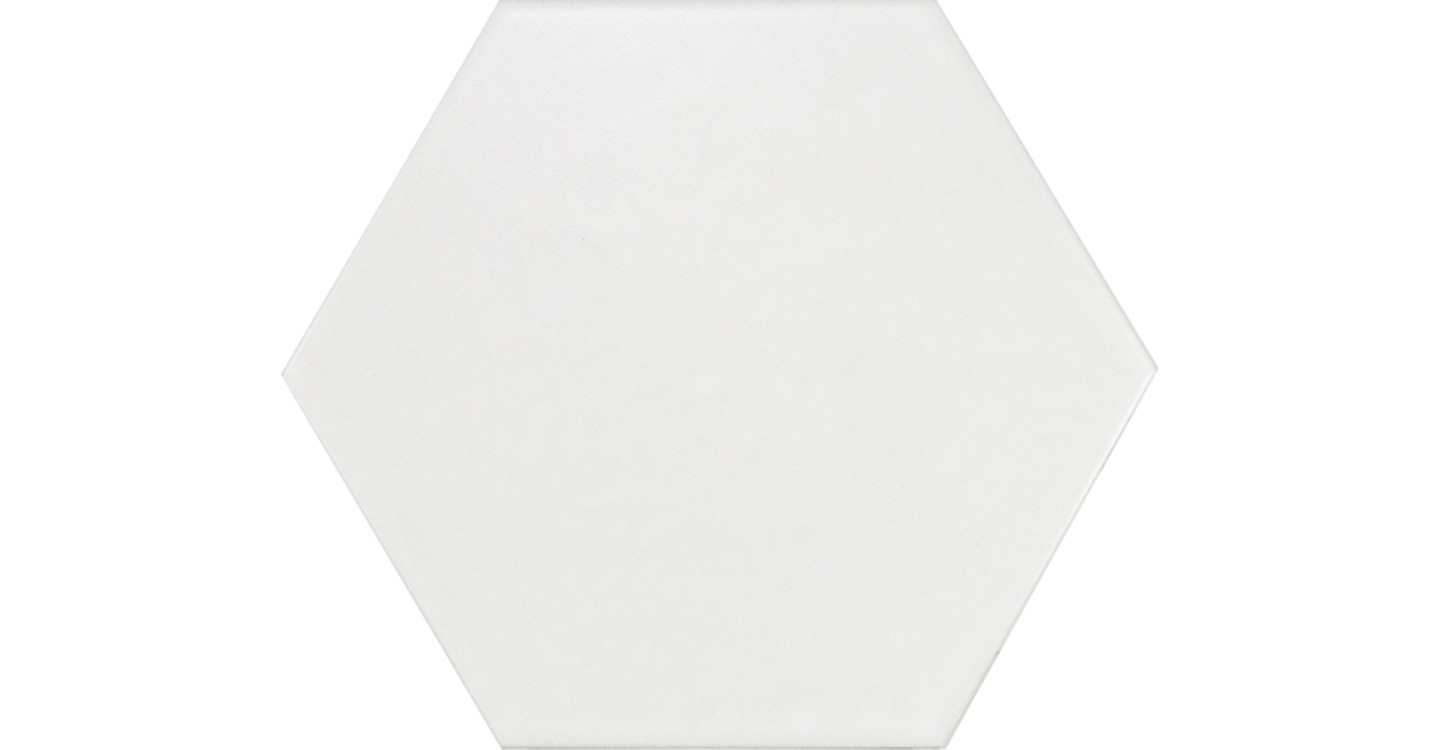 Casey Hex - White Glossy