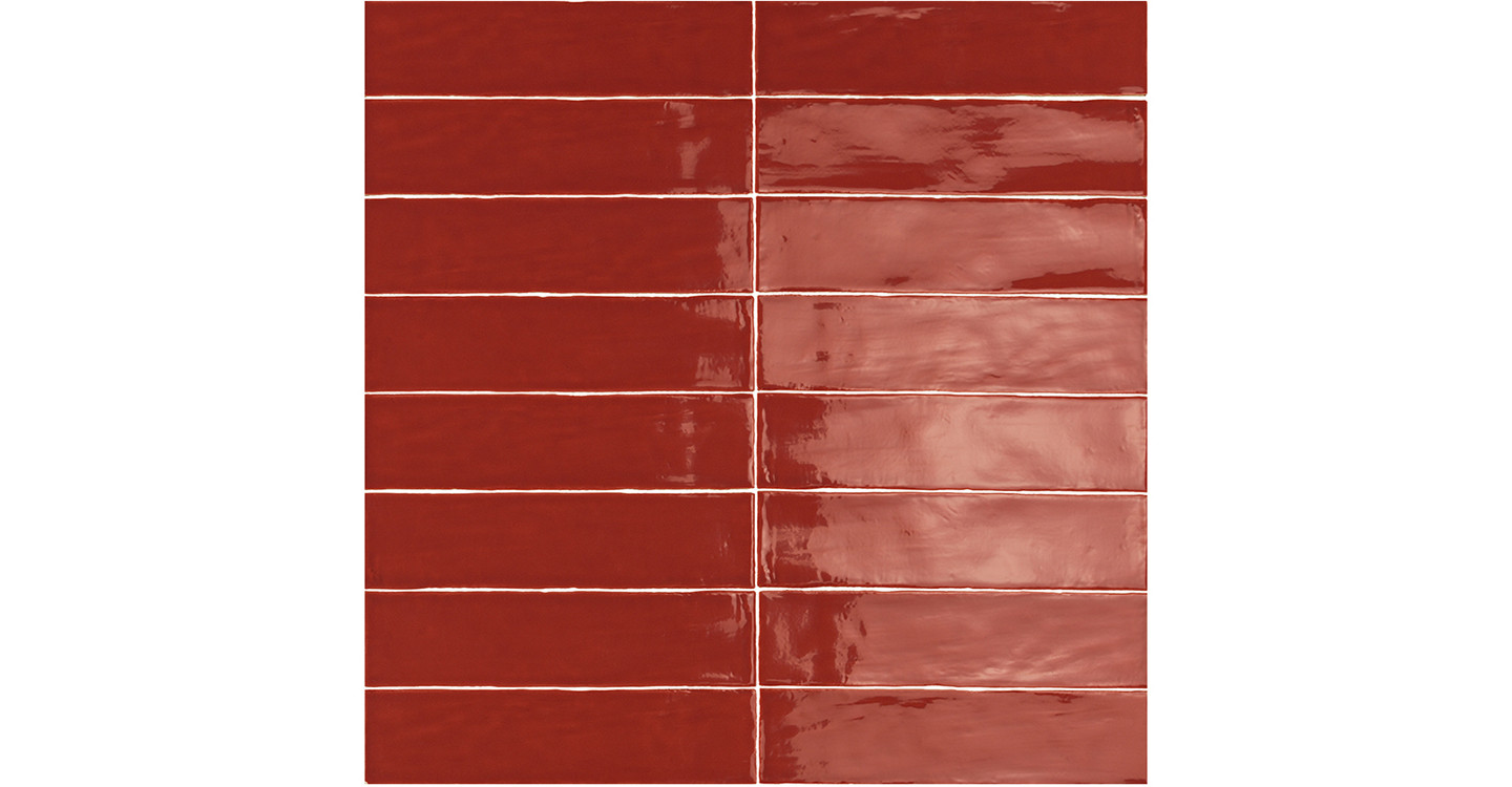 Avi Selene - Burnt Orange Glossy Glazed Ceramic Tile