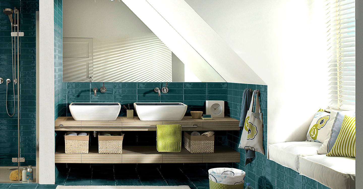 Classic Tile Sargasso - Teal Glossy