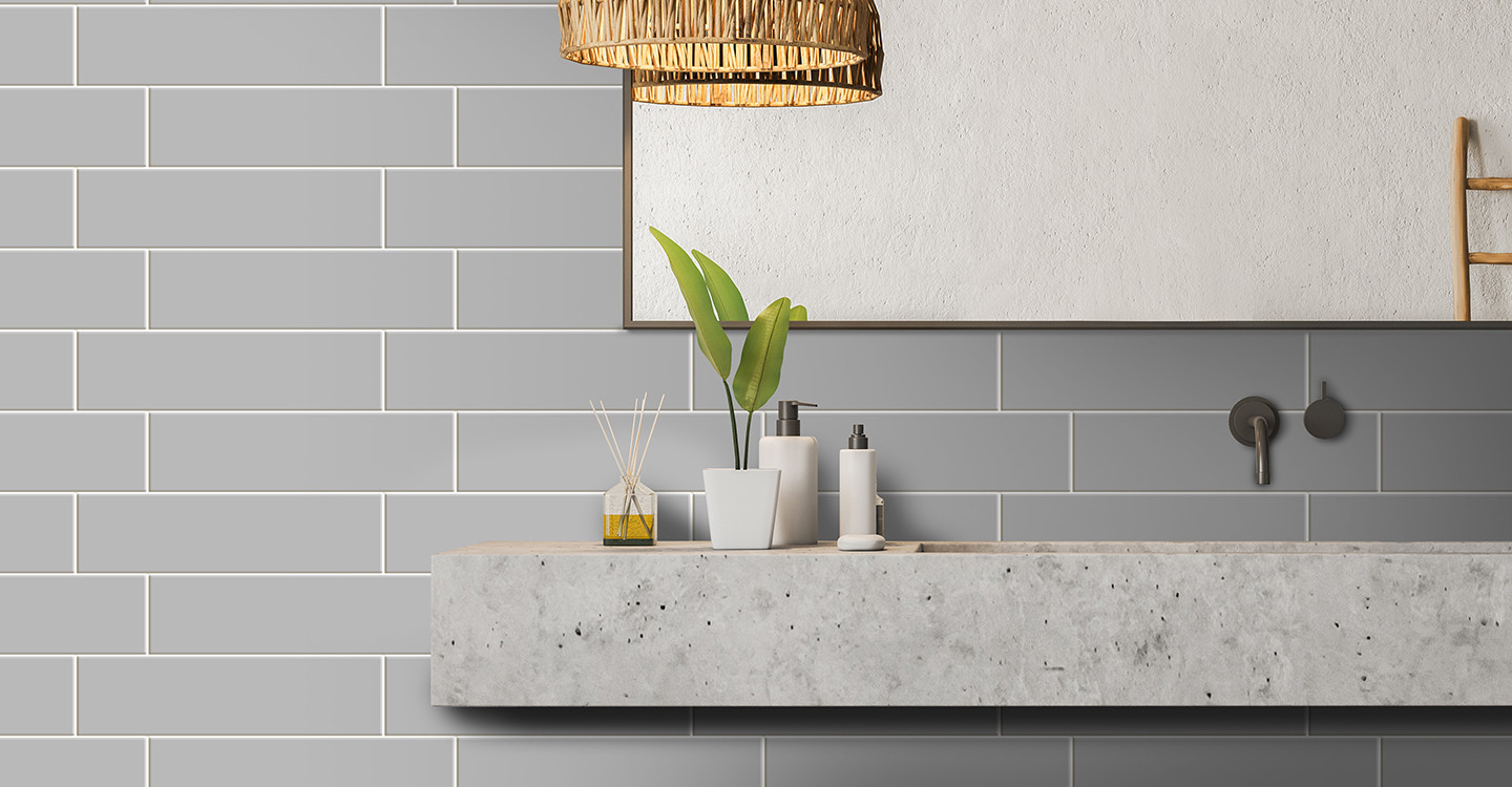 Classic Tile Planum - Grey Glossy