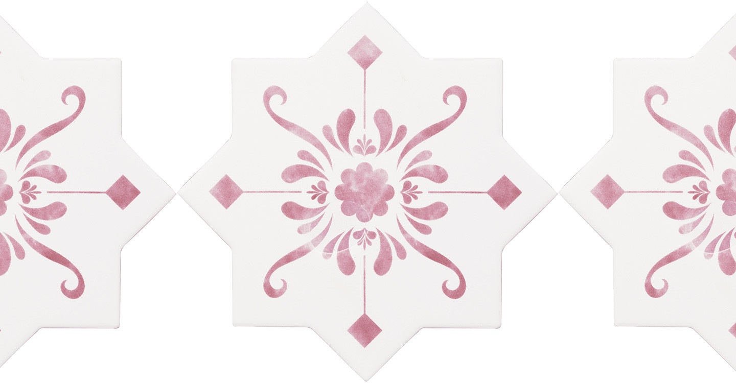 Cev Rhyme - Star Floral Pink Matte