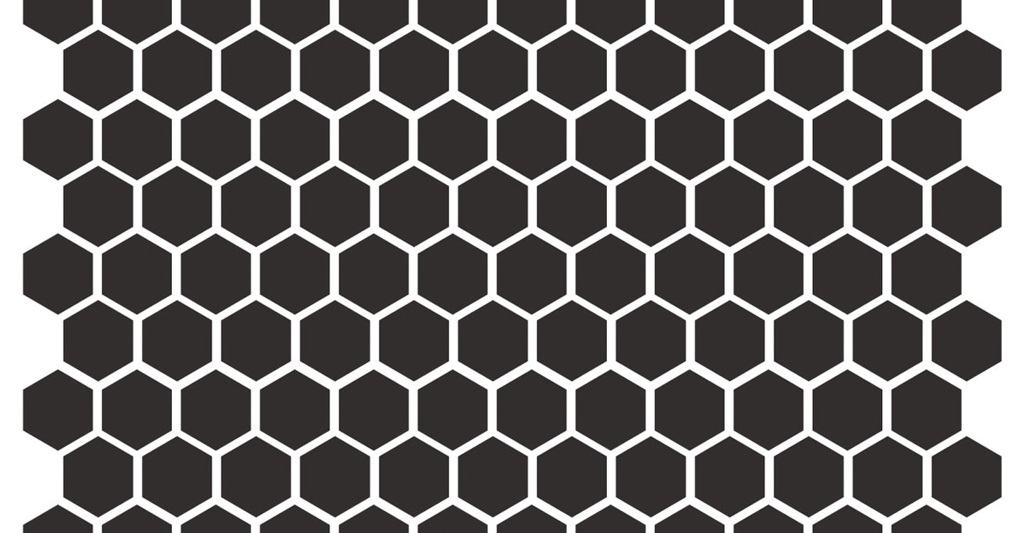 Avi Palisade Mosaics - Charcoal Glossy