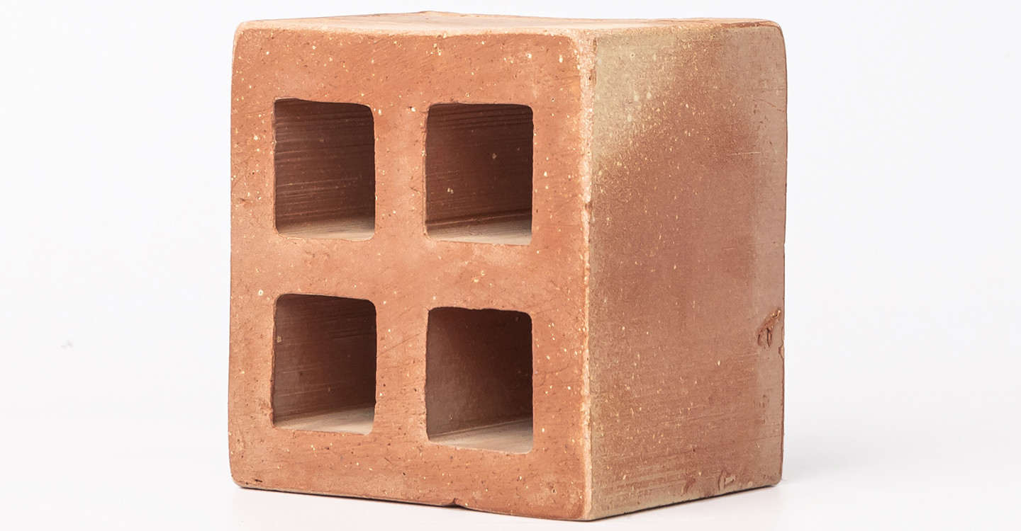 Amparo Breeze Block - Four Windows Red Natural