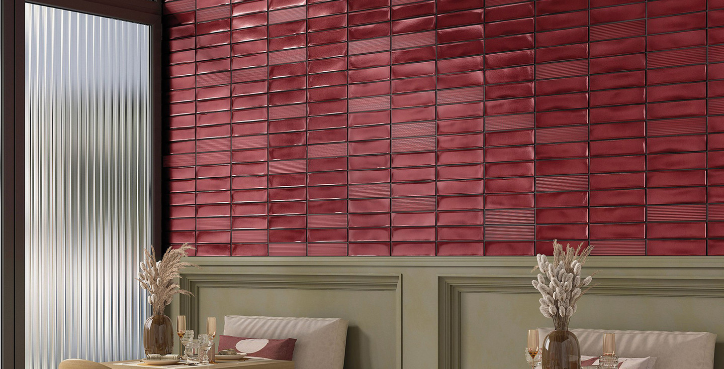 Madras Trellis - Deco Red Matte