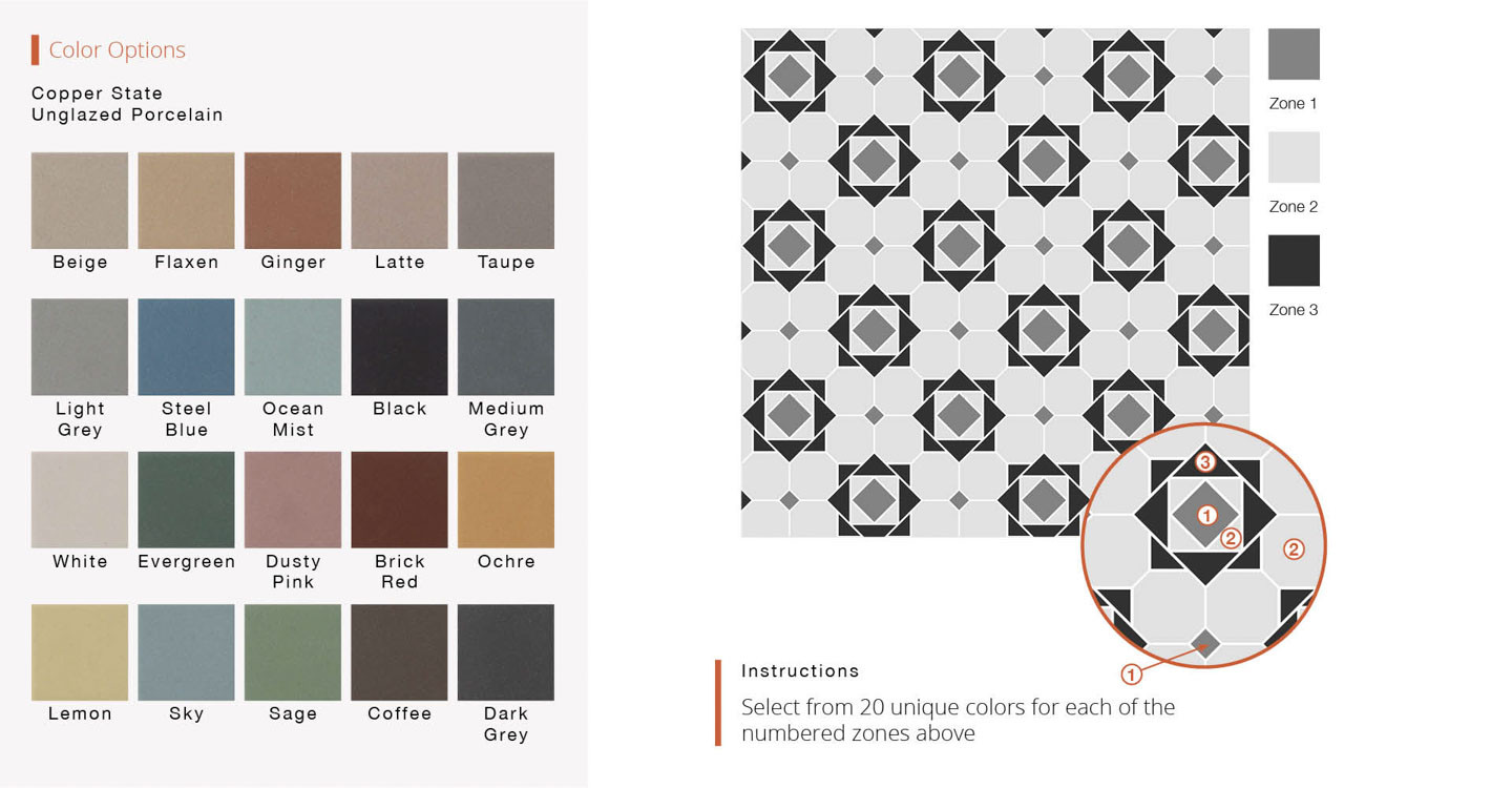 Copper State Parque - Chrysanthemum Matte | Unglazed Porcelain