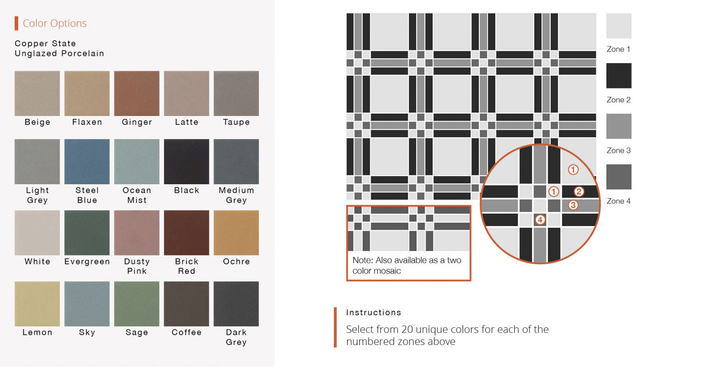 Copper State Parque - Helenium Matte | Unglazed Porcelain