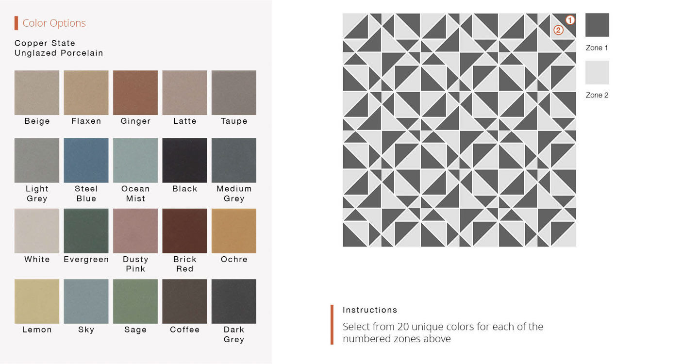 Copper State Parque - Viola Matte | Unglazed Porcelain