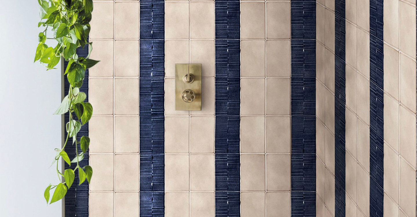 Ravenna Pastoral - Deco Night Sky Satin | Glazed Terracotta