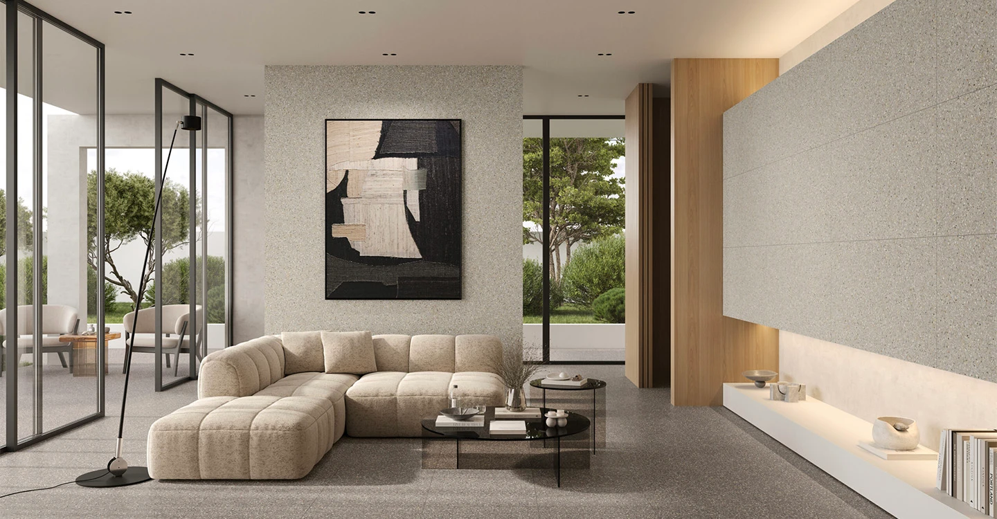 Graniti Guccio - Light Grey Textured | Glazed Porcelain