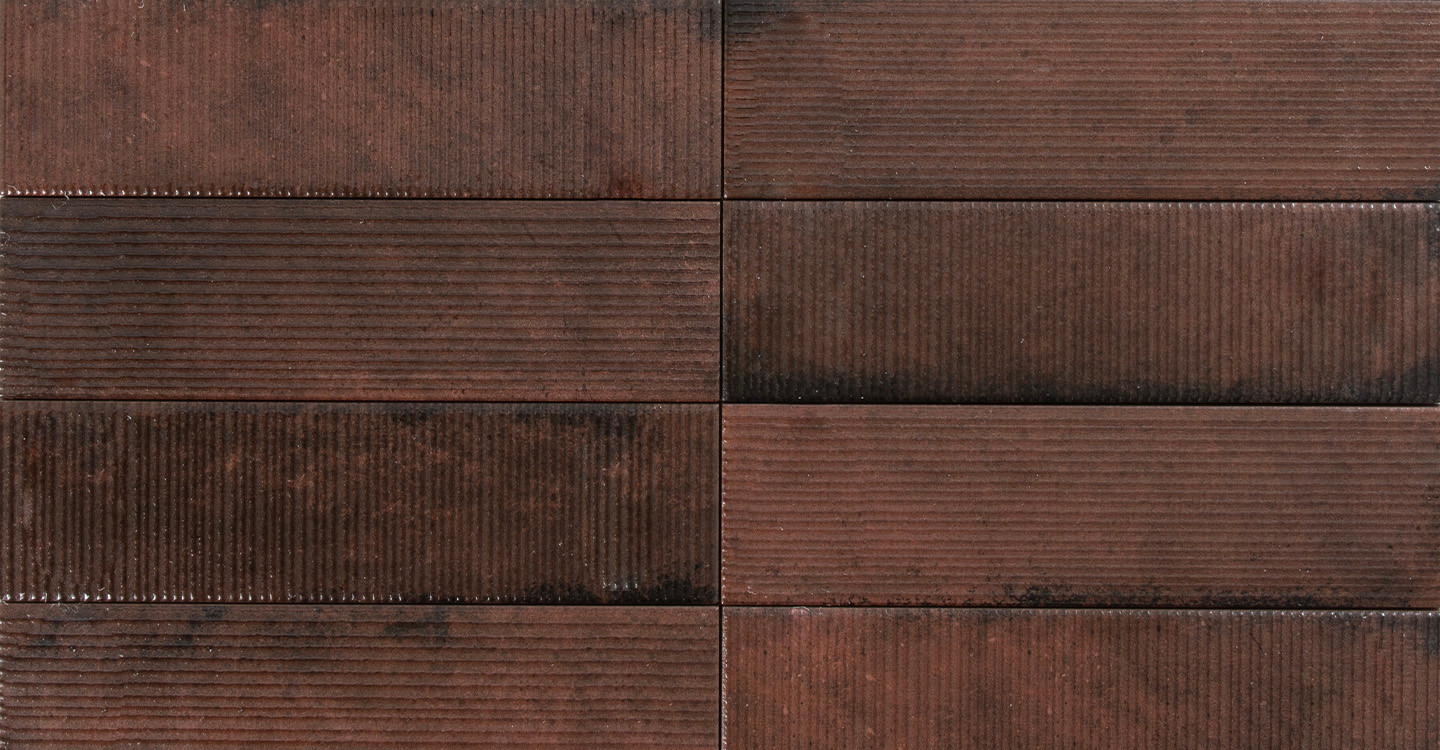 Madras Patino - Chestnut Deco Mix Glossy | Glazed Ceramic