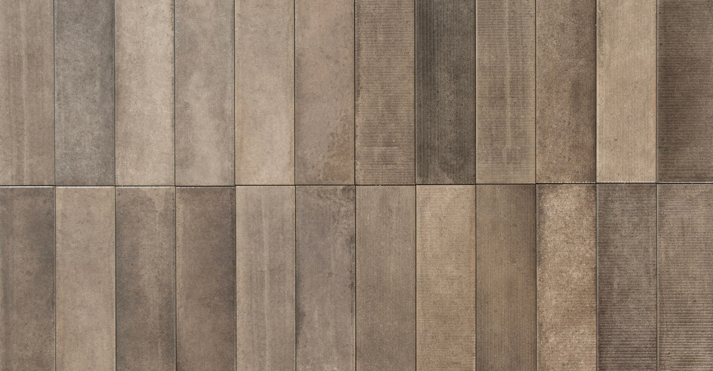 Madras Patino - Pewter Deco Mix Glossy | Glazed Ceramic