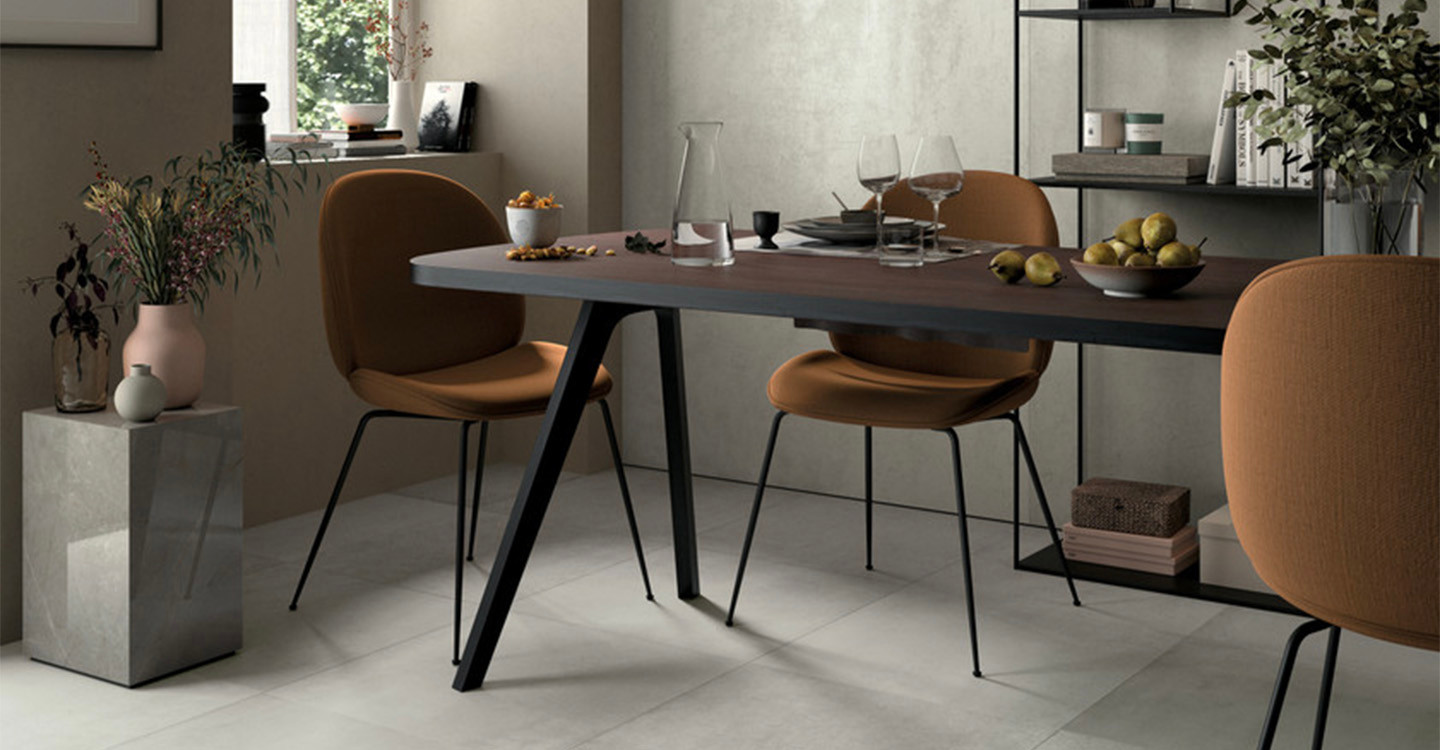 Vista Macchina - Cool White Matte | Glazed Porcelain