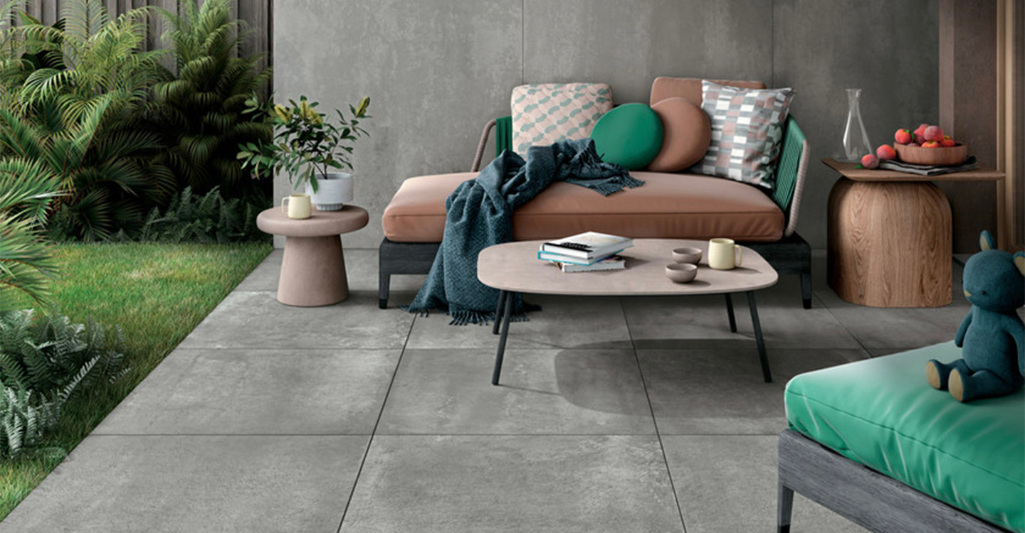 Vista Macchina - Light Grey Matte | Glazed Porcelain