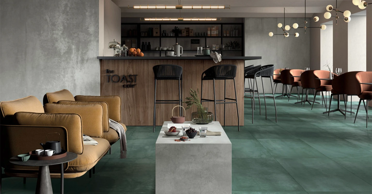 Vista Macchina - Verdigris Matte | Glazed Porcelain