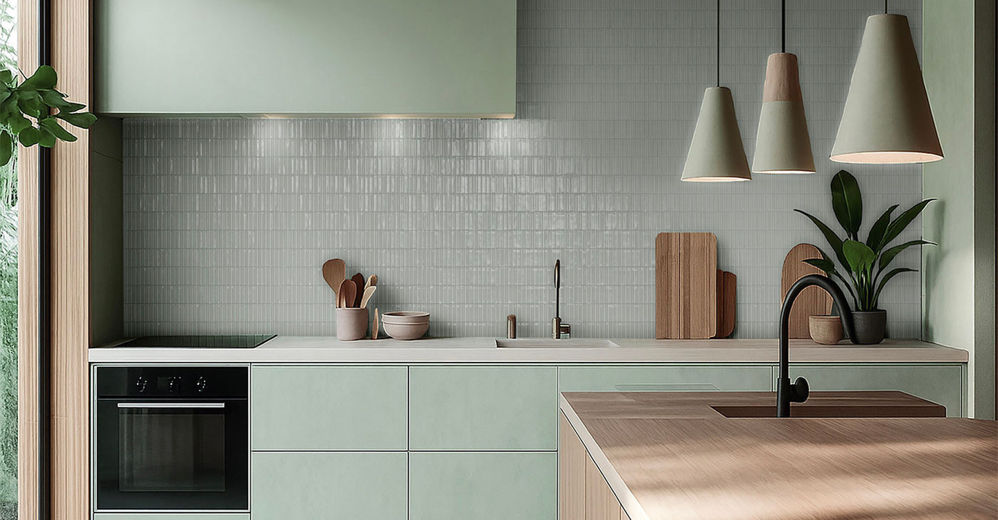 Fabbrino Stanza - Sage Glossy | Glazed Porcelain