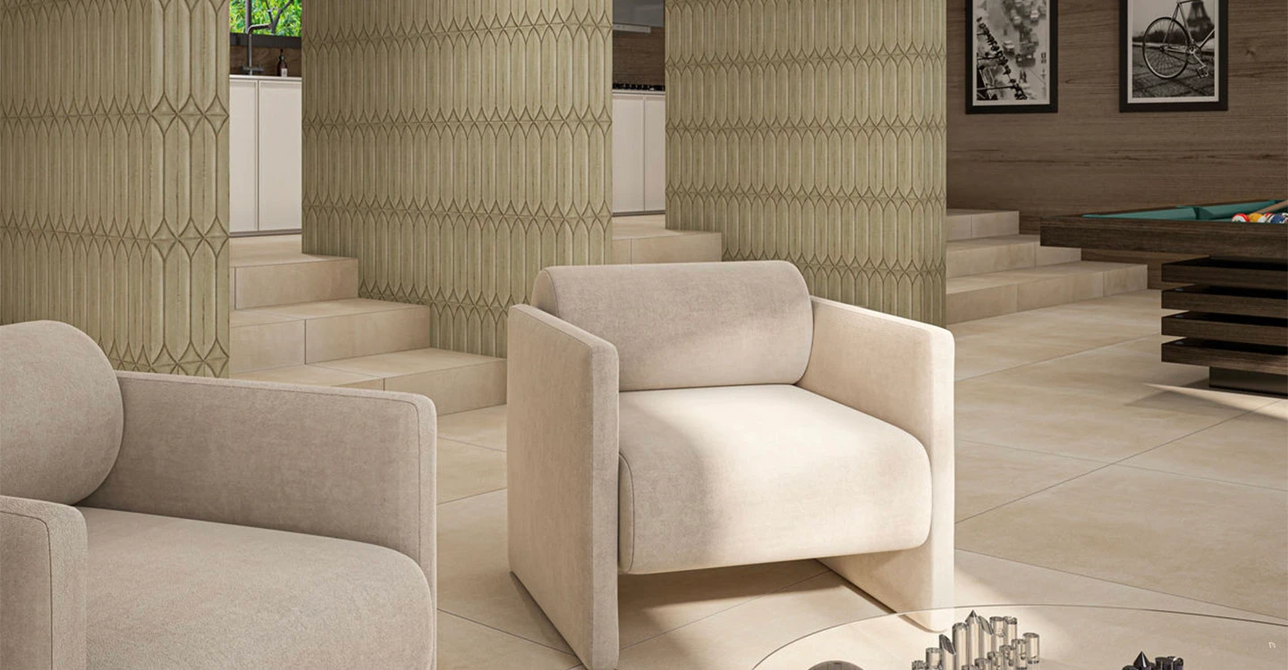 Bristol Dillon - Olive Deco Glossy | Glazed Porcelain