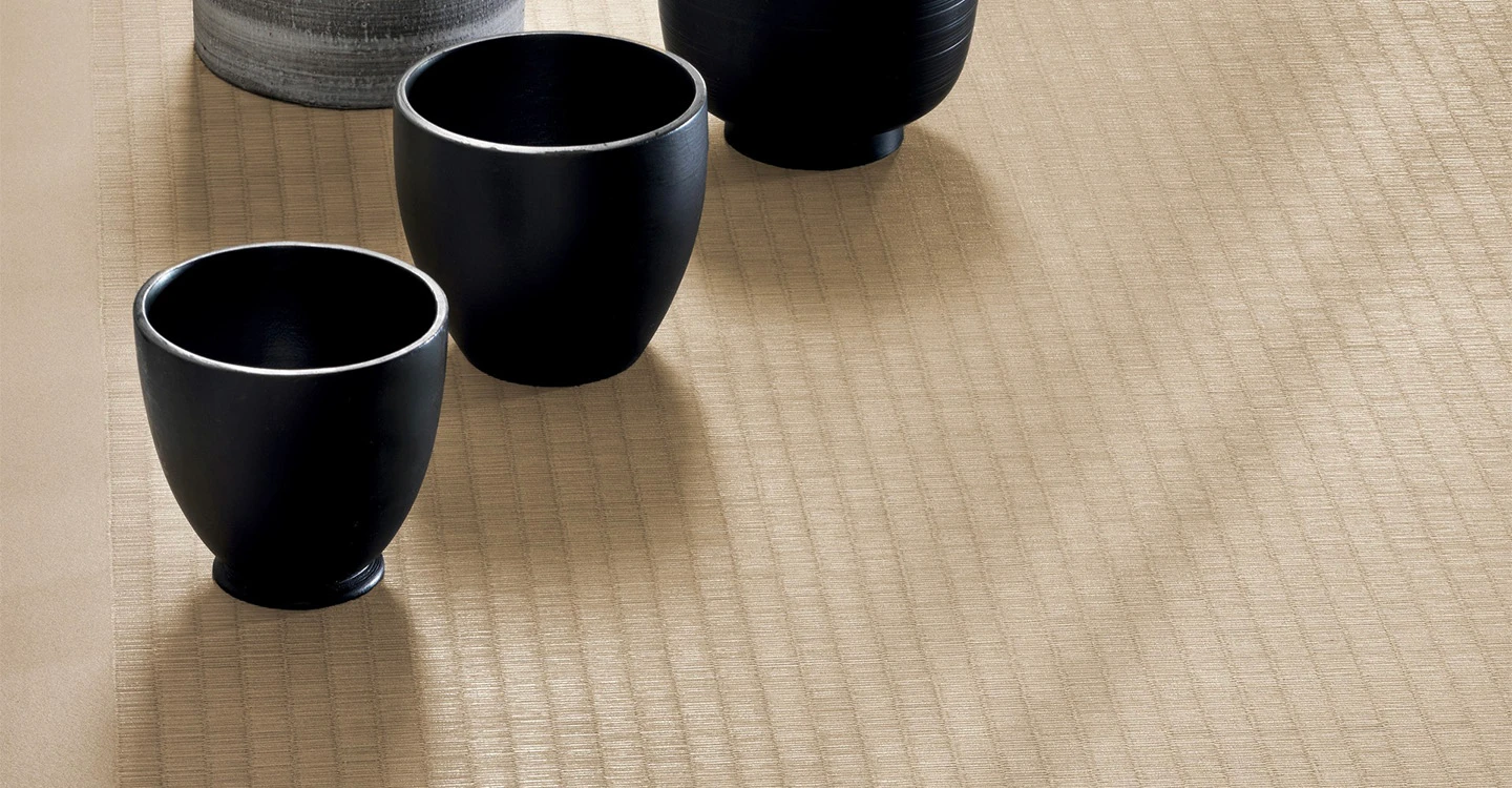 Vista Lotus - Sand Border Matte | Glazed Porcelain