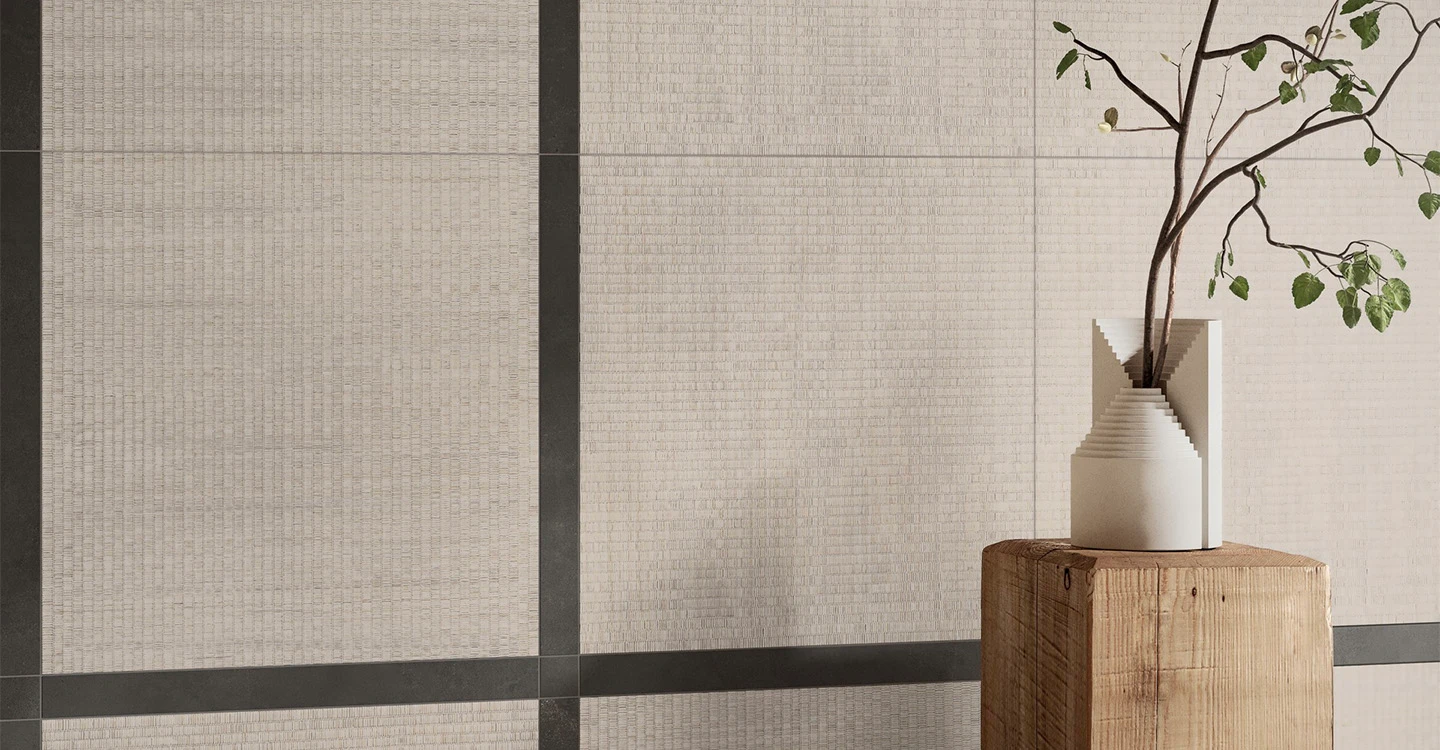 Vista Lotus - Graphite Inset Matte | Glazed Porcelain