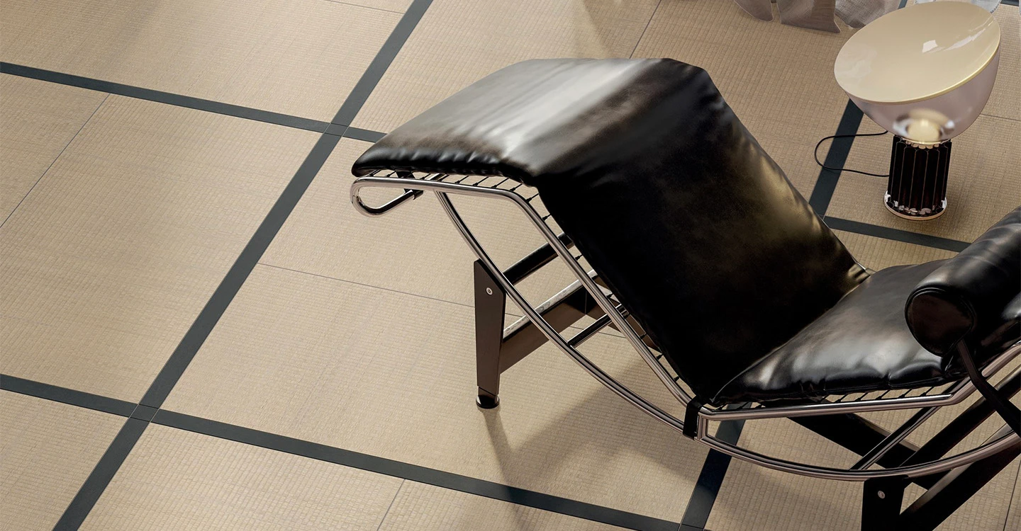 Vista Lotus - Graphite Inset Matte | Glazed Porcelain