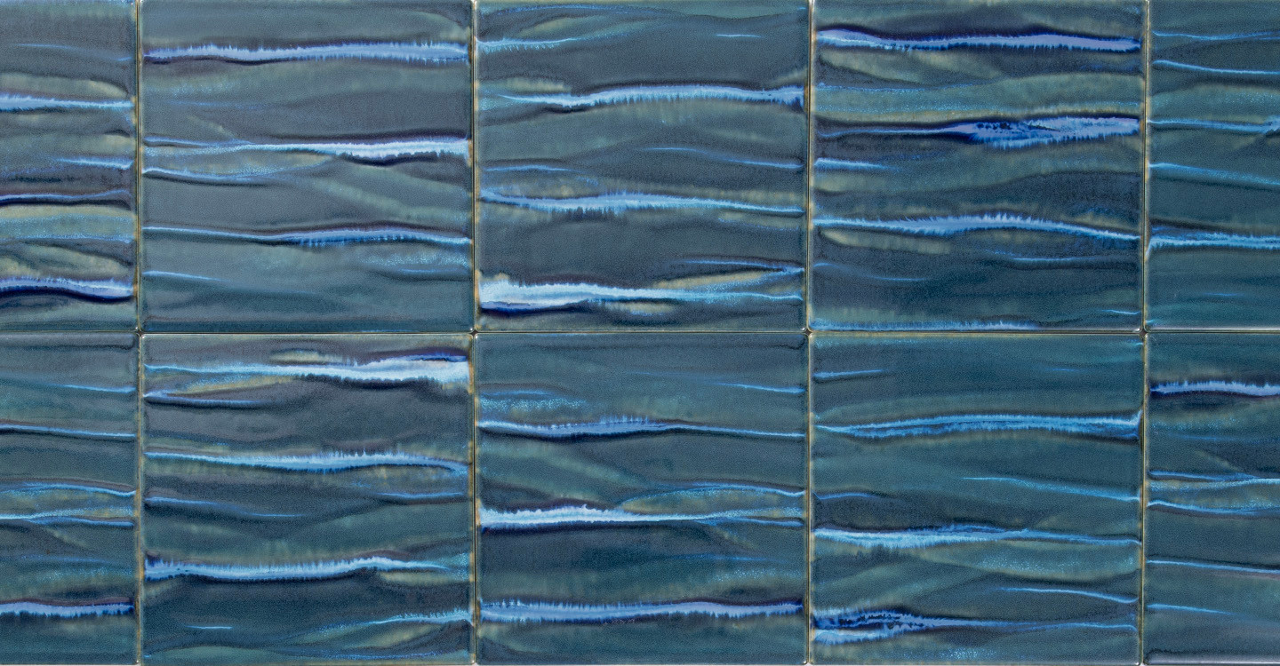 Aikon Kenta - Teal Satin | Glazed Porcelain