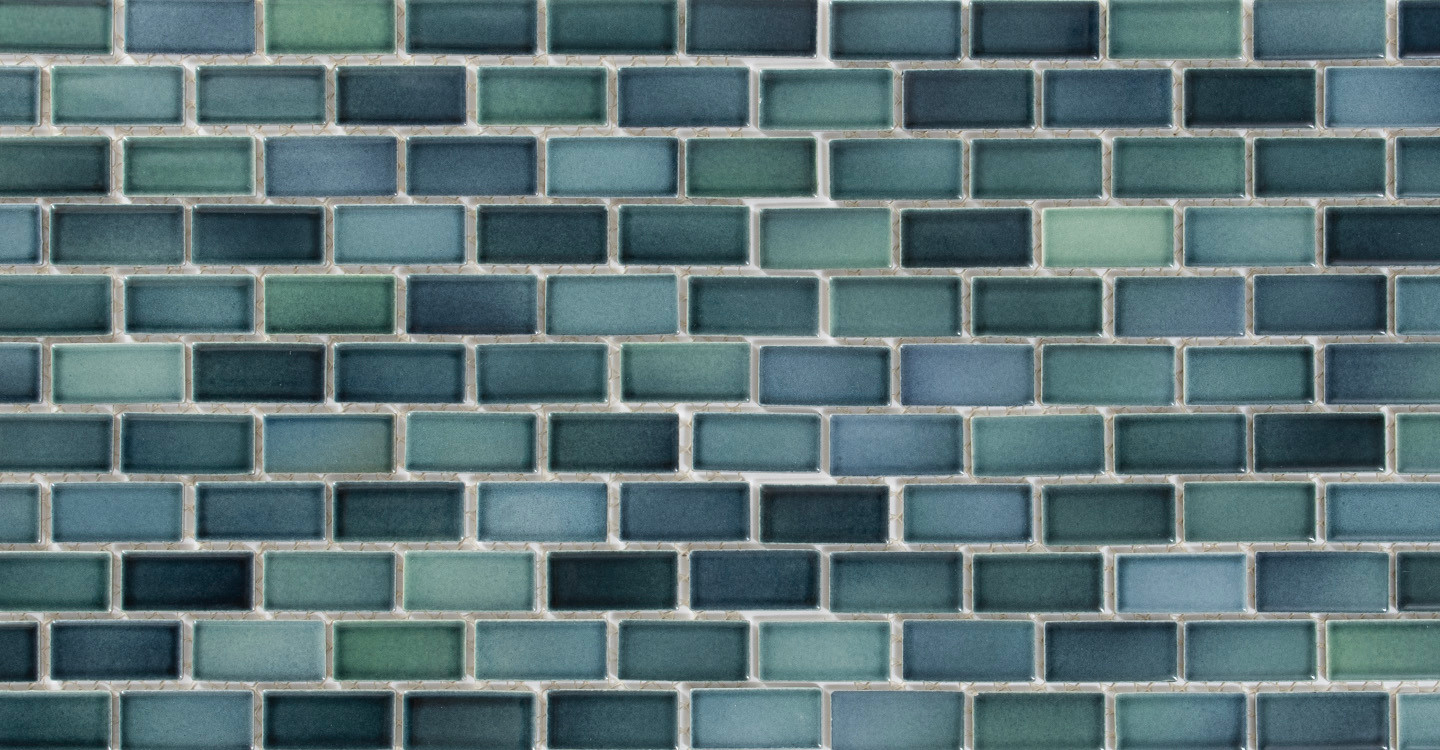 Aikon Emiko - Teal Mix Glossy | Glazed Porcelain