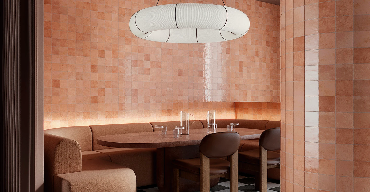 Fabbrino Floriana - Grapefruit Glossy | Glazed Porcelain