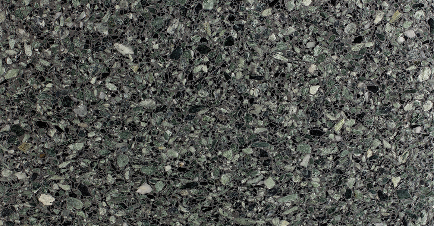 Aggregato Terrazzo - Dark Green Brushed