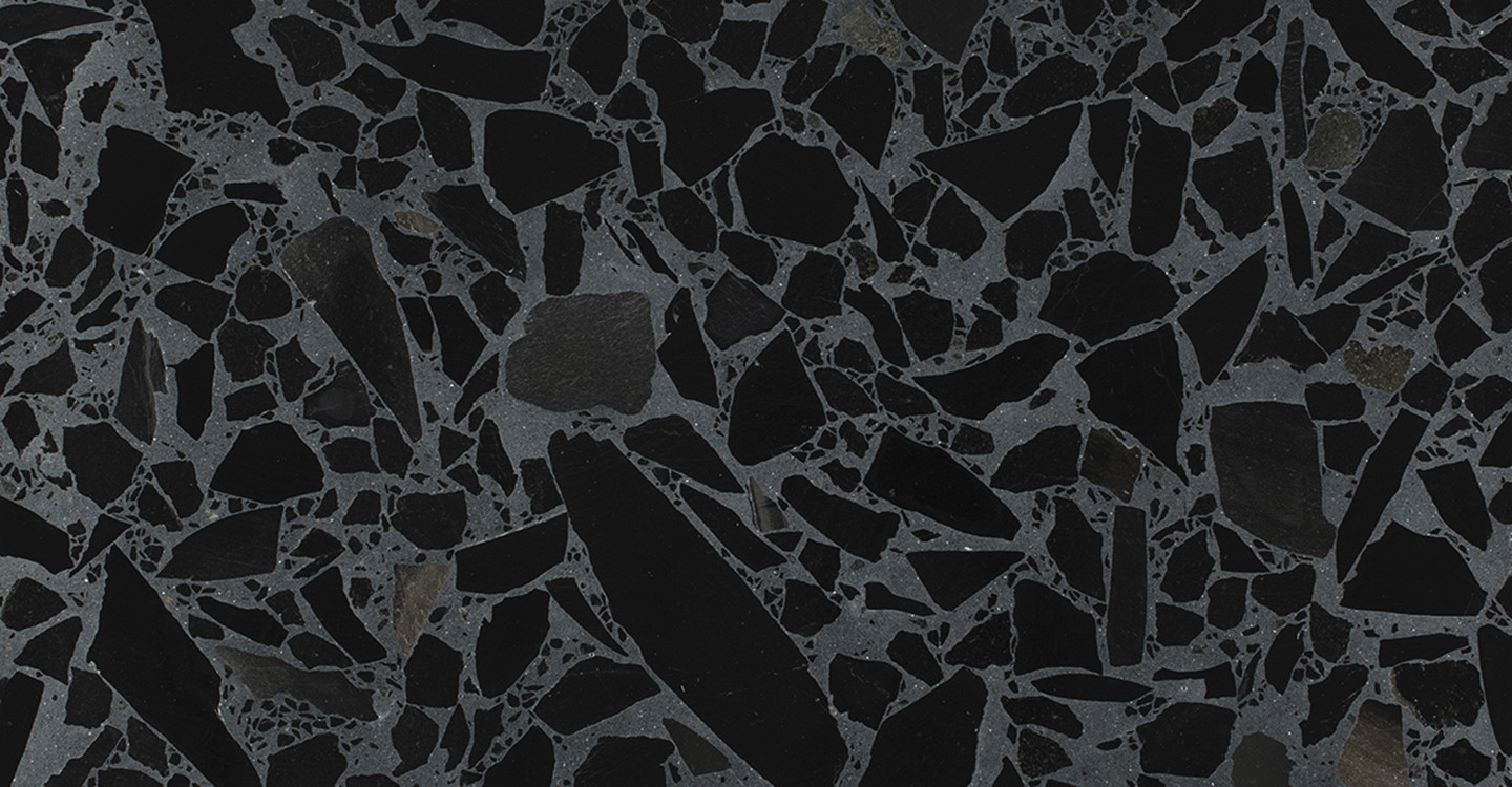 Aggregato Terrazzo Forte - Black Polished