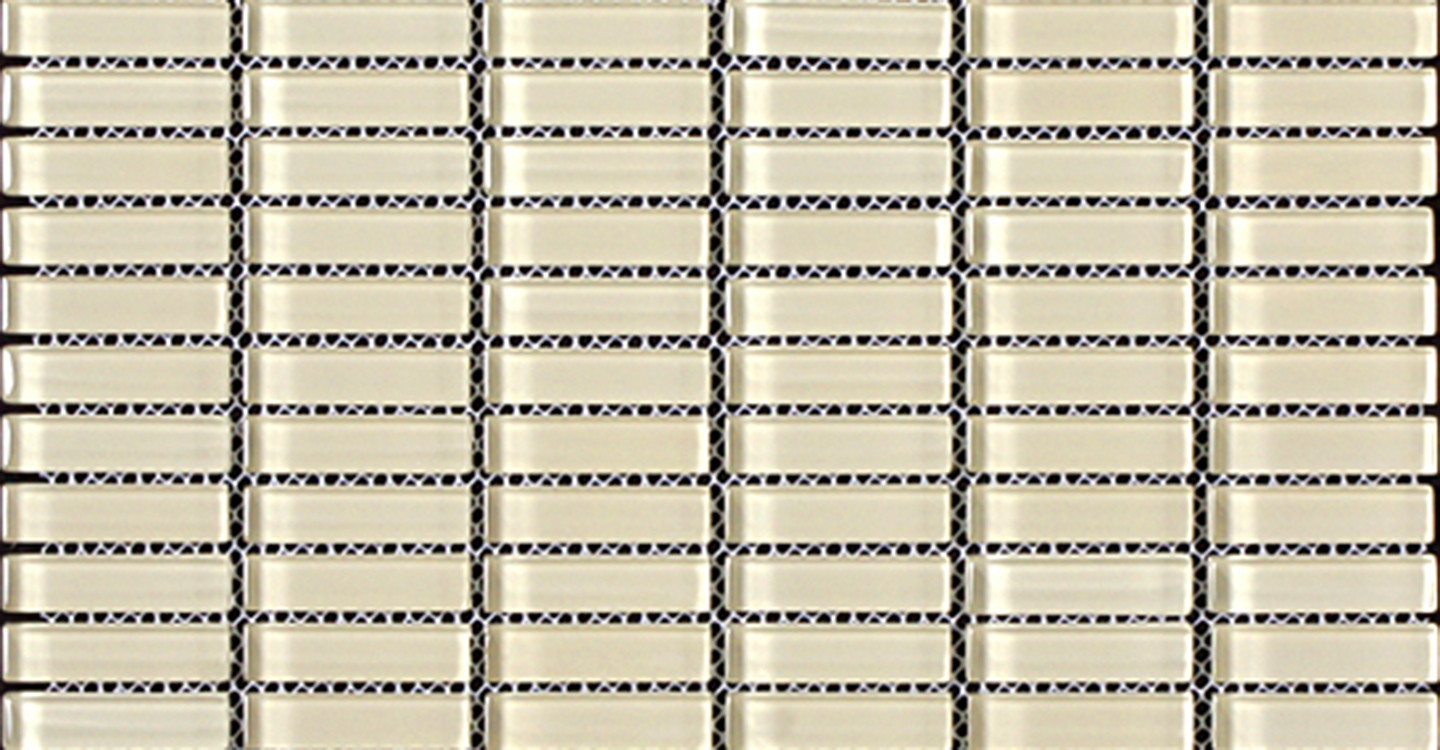 Classic Tile Transparent Glass - Beige Glossy