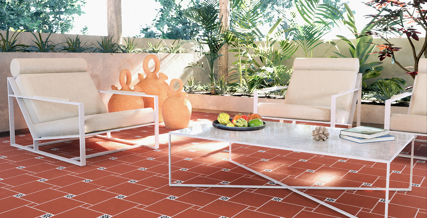 Isabella Modular Unglazed - Brick