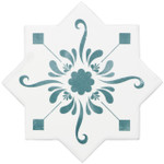 Cev Rhyme - Star Floral Green Matte