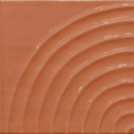 Pacifico Estuary - Curved Ginger Glossy | Glazed Porcelain